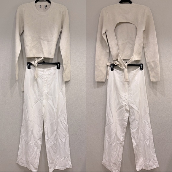 NWOT Lulus Sparkly‎ Sweater Top and Trouser Pant Bundle - Picture 1 of 13